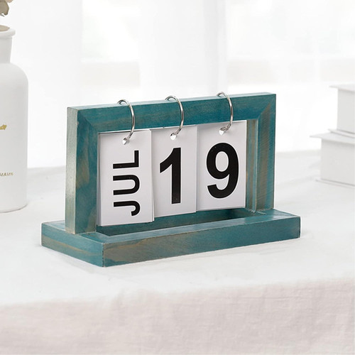 Ewiger kalender holz flip - ewiger,