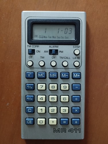 Ddr taschenrechner mr411 mit - ddr,