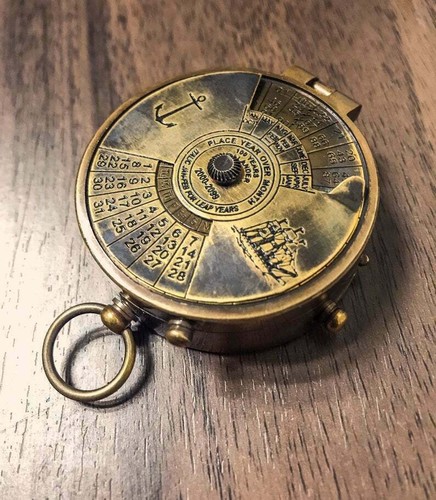 Maritim vintage messing antik - messing,
