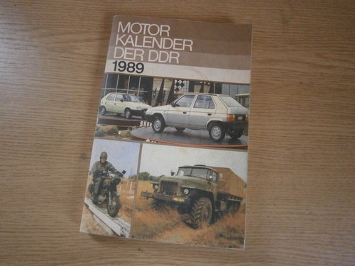Motor kalender der ddr - ddr, 1989"