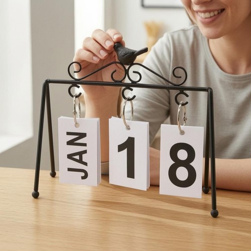 Vogel flip kalender - vogel-flip-kalender, dekorativ