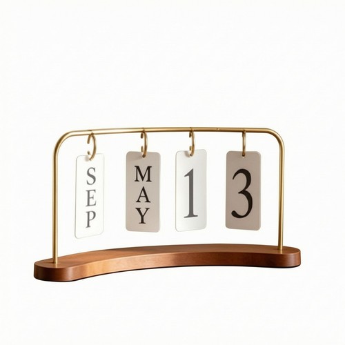 Flip kalender mit - mit, metallbogen