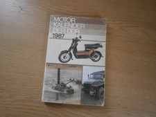 "Motor Kalender der DDR 1987"
