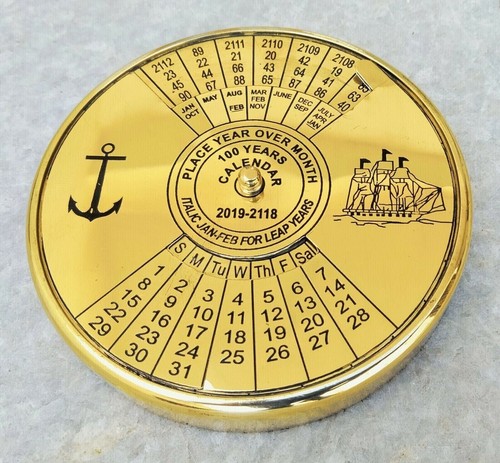 Kelvin messing kalender - kelvin,