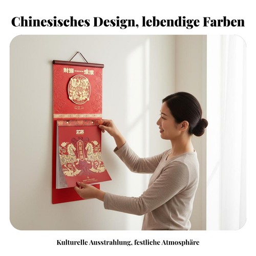 Wandkalender jahr des pferdes - wandkalender,